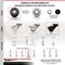 Service Caster 3 Inch Black Hooded Neoprene Rubber 5/16 Inch Threaded Stem Caster SCC SCC-TS03S310-NPRB-BK-5161810 - alternate 3